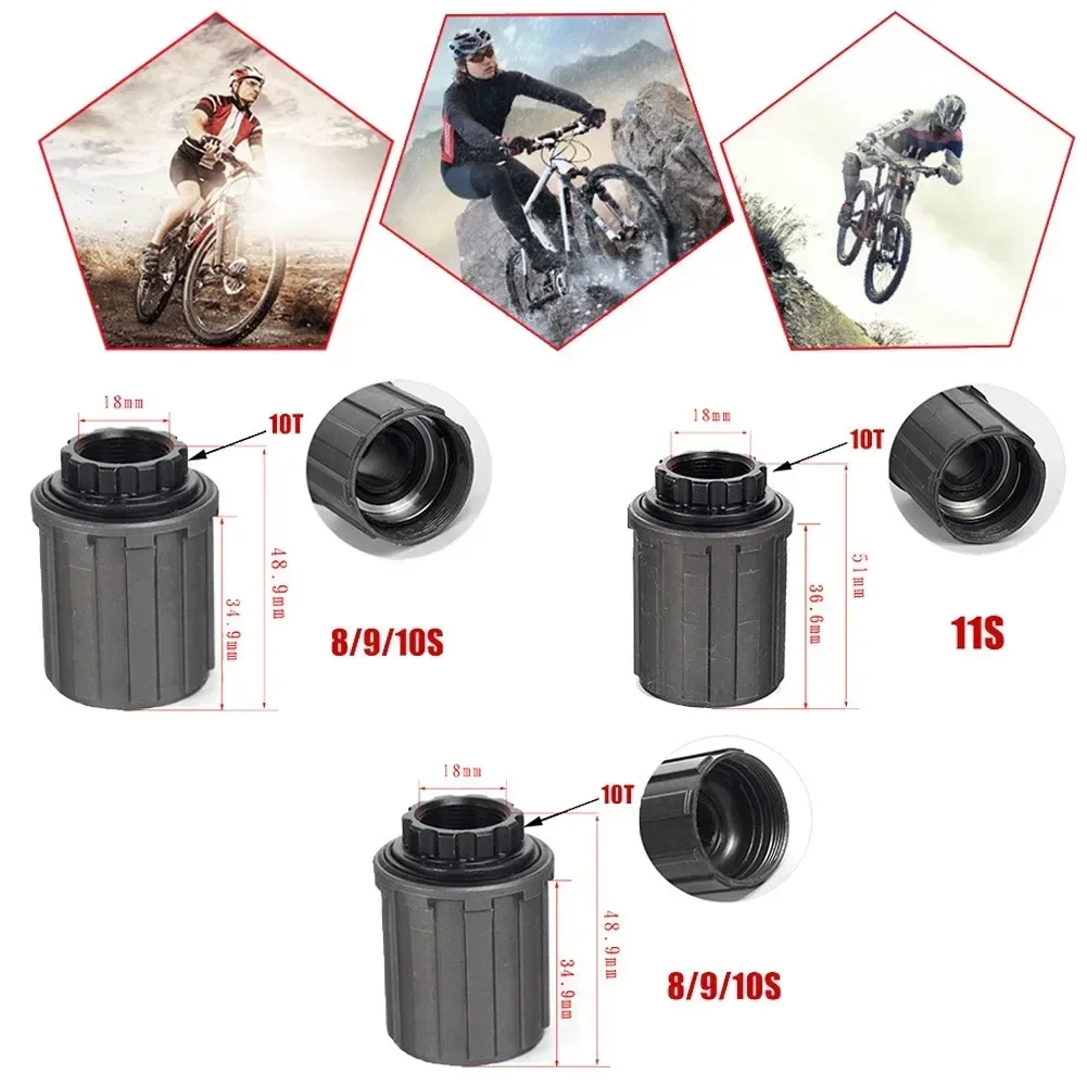 Bike Bicycle Hub Body 8/9/10/11Speed Cassette Hubs Body Freewheel Body For-NOVATEC Bearing Hubs Cycling Replacement Accessories