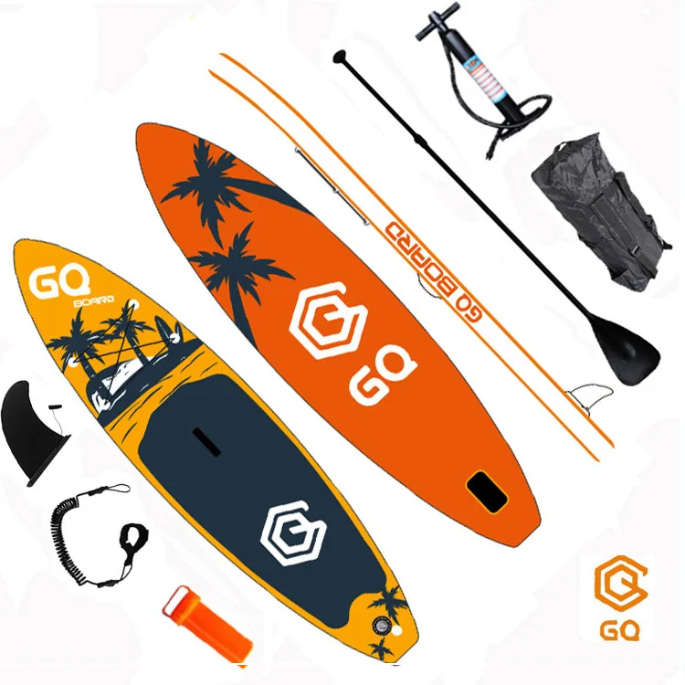 

BSCI Factory Wholesale Cheap Stand up Paddle Board Inflatable Isup GQ Board Soft Top Board with Six Accessories