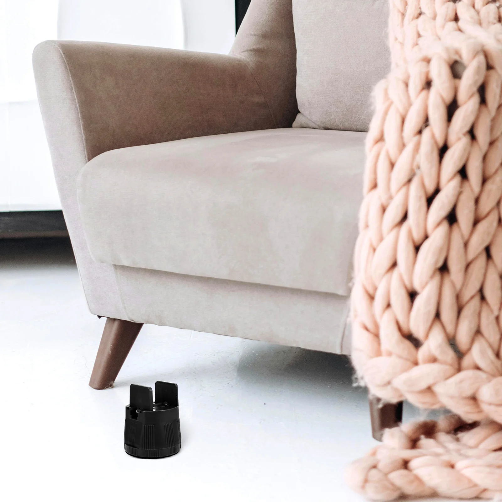 Furniture Mat Bed Lift Chair Riser Desk Blocks Raising Lifters Risers for Couch Legs Heighten Adjustable Feet Levelers