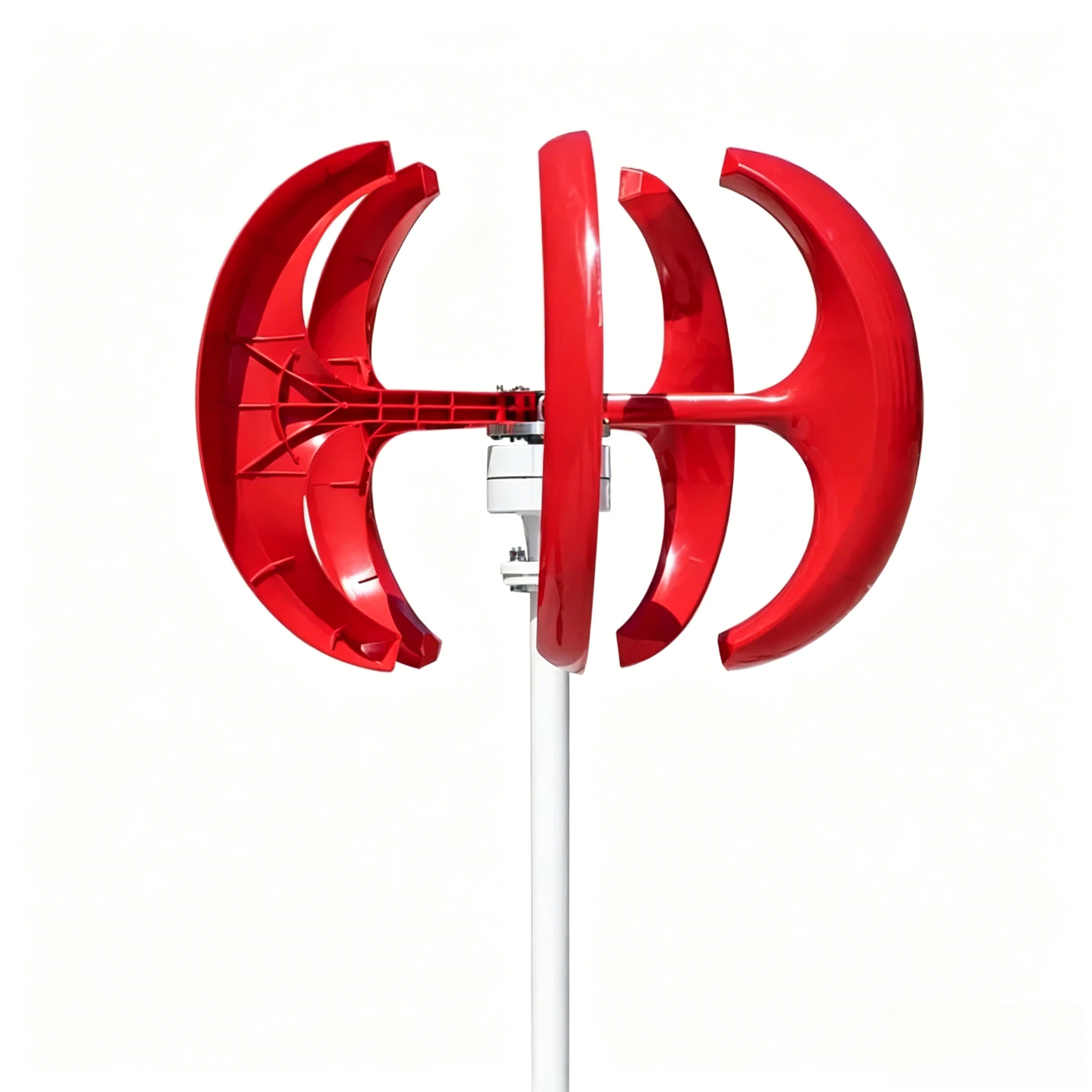 New 5 Blades 12V24V Low Wind Speed Start Vertical Wind Turbines Generator Controller Silence Windmill LED Charge Indicator