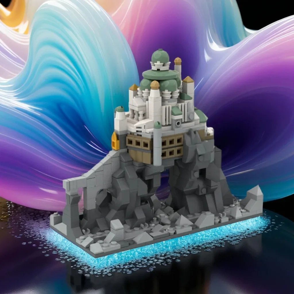 

565 шт. MOC The Eyrie Fortress — набор строительных блоков «сделай сам», уникальный подарок для любителей фэнтези