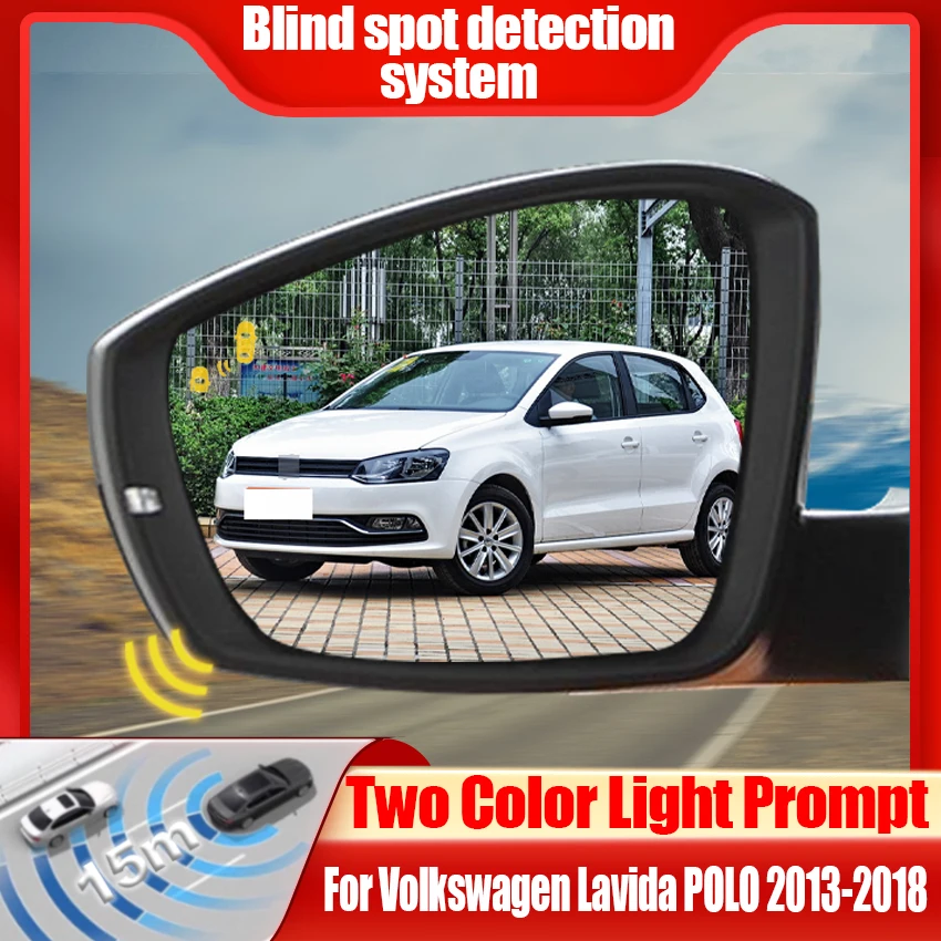 Car Blind Spot Detection System BSD BSA BSM Car Radar Sensors Change Lane Aided Parking For Volkswagen Lavida POLO 2013-2018
