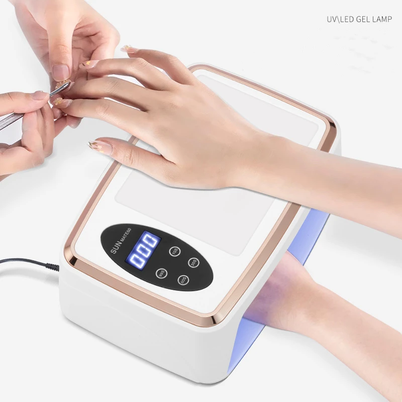 Professional Hand Pillow Large Space Nail Dryer 90 Led Nail Dryer UV Lamp for Curing All Gel Nail Polish Motion Sensing Manicure