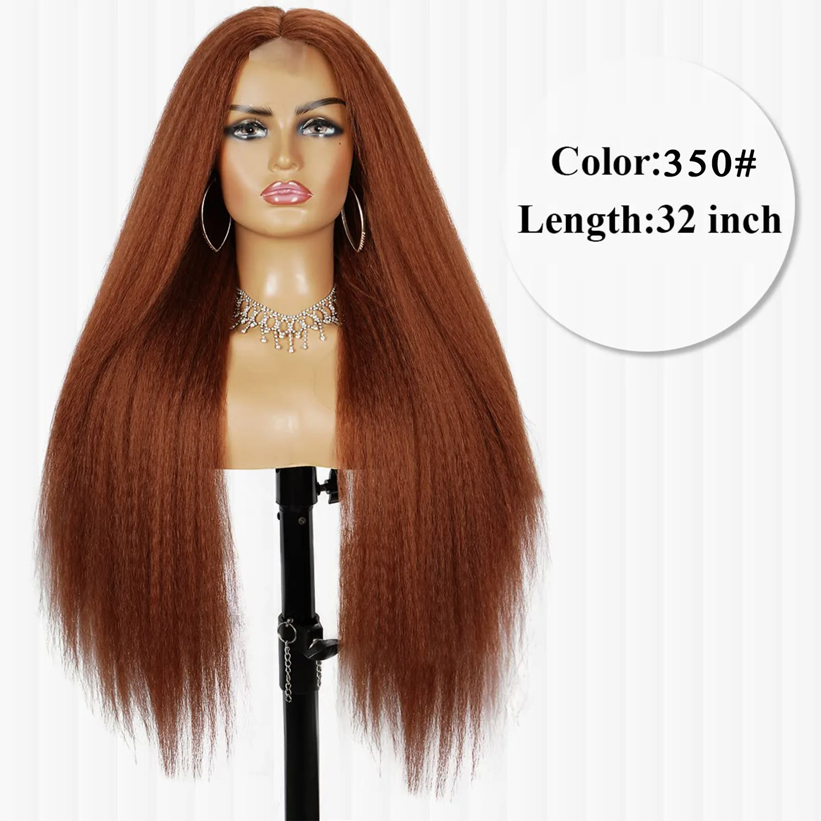 Front Lace Straight Black African Wig Hair Cover, Perfectly Designed With European And American Style Hairstyles