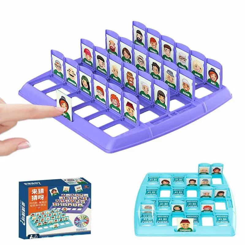 Family Guessing Games Guess Who Am I Classic Board Game Toys Memory Training Parent Child Leisure Time Party Indoor Games