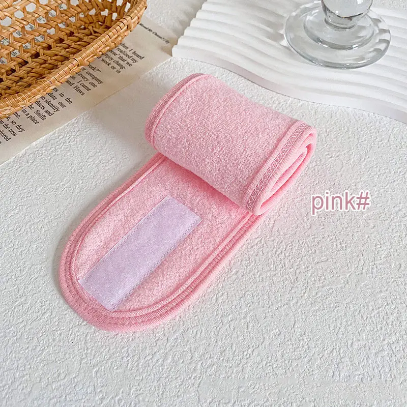 Stirnbänder zum Wickeln für Make-up, Hautpflege, Duschen, 30 Stück, Logo anpassbar, verstellbare Schal-Stirnbänder für modische Damen und Herren – Detail 18
