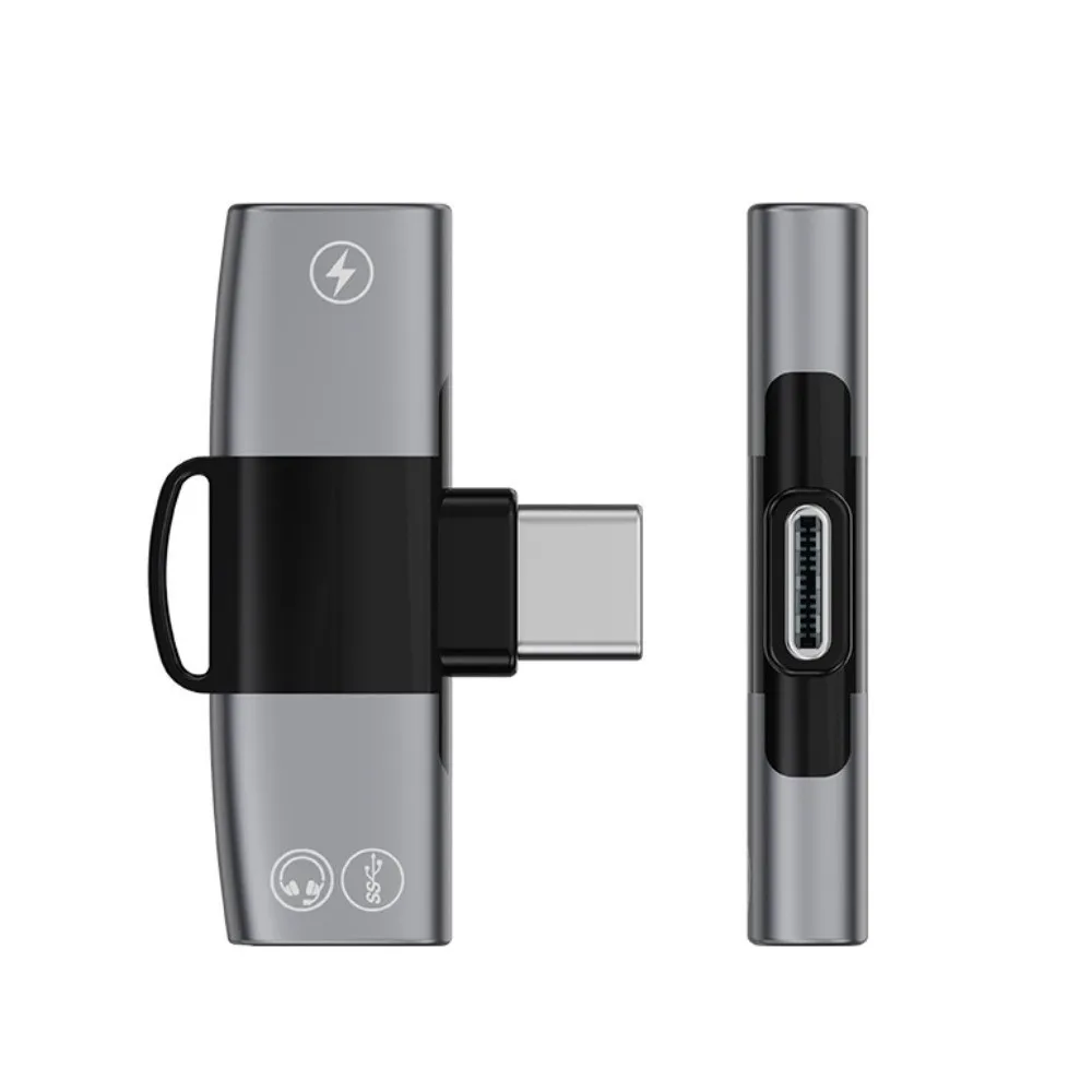 

Разветвитель USB-адаптер типа C, прочный адаптер OTG 2 в 1, портативный мини-адаптер типа C, многофункциональный адаптер 2-в-1, U-диск