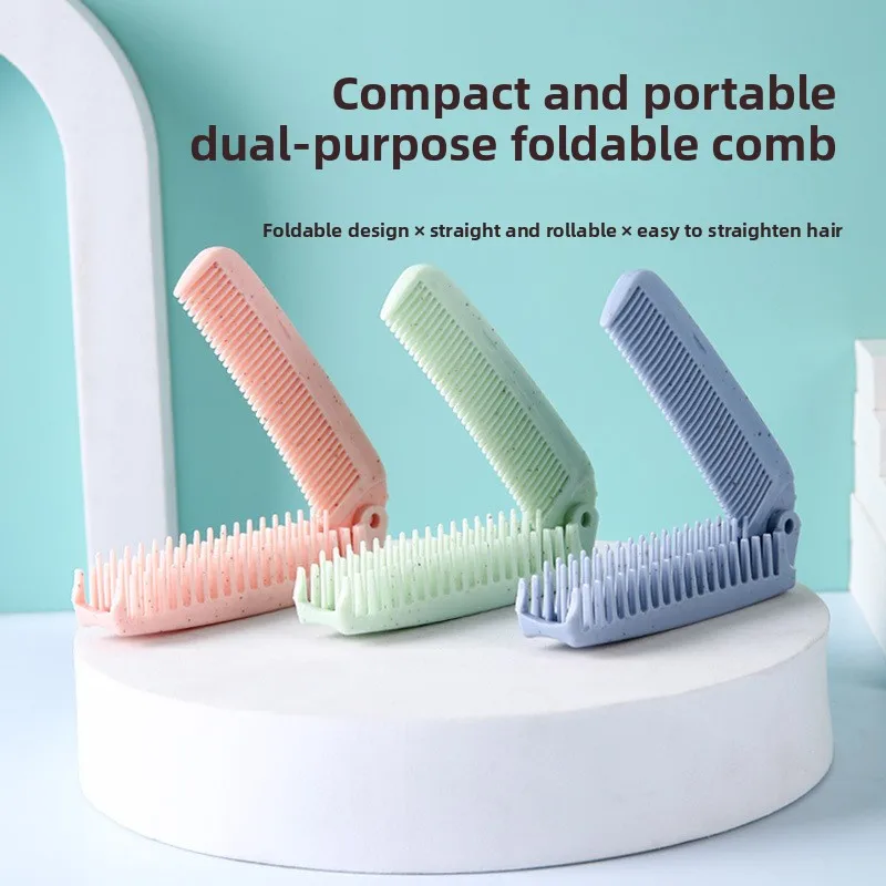 Portable Foldable Travel Hair Brush, Anti-Static Massage Styling Comb Professional Hairdressing Tools