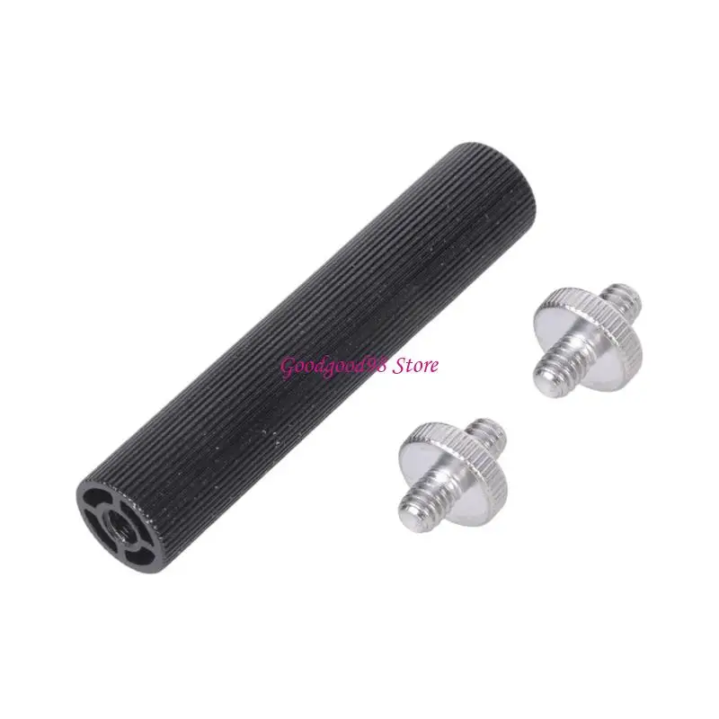Camera Support Mount Bar 1/4 in, Male Screw Extension Rod with 2 Double-Ended Screws for Light Stand Use Daily Work