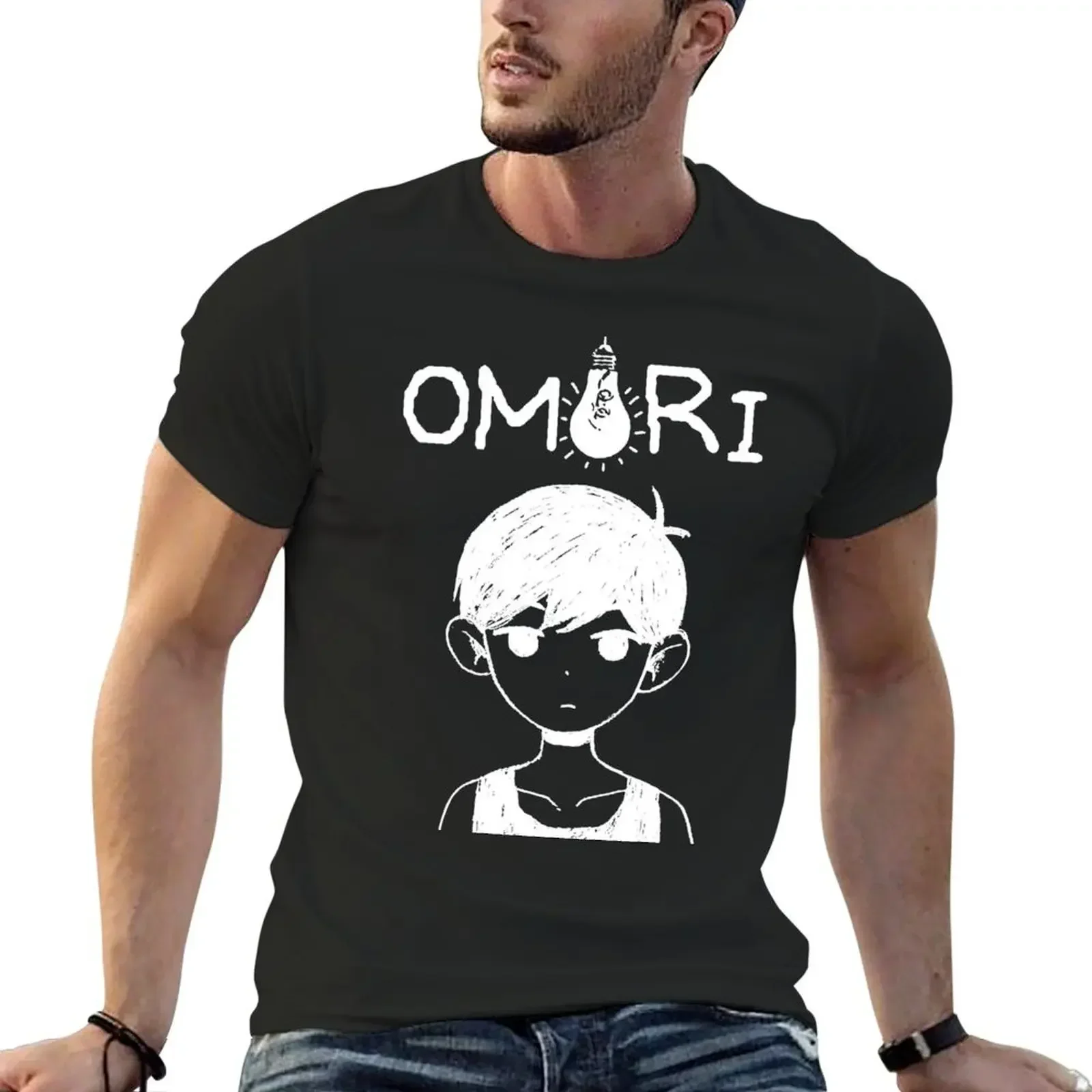 Omori Merch Omori T-Shirt street wear plus size clothes clothes for men