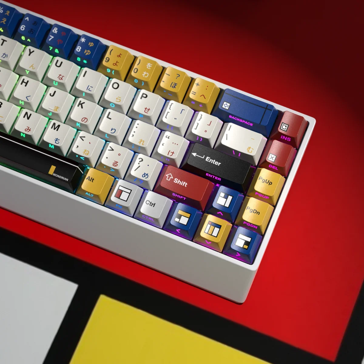 

Original side engraved light-transmitting keycap 68 Five-sided sublimation PBT Succubus keyboard cap