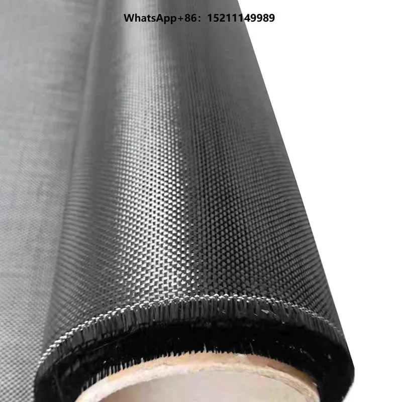 Tela de Fibra de Carbono Ignífuga para la Industria del Equipaje, Automóviles, Bolsas de Fieltro, Mantas y Uso en Exteriores