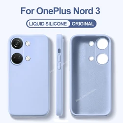 For OnePlus Nord 3 5G Case Luxuly Square Liquid Silicone Phone Cases For OnePlus Nord 3 5G Back Cover For One Plus Nord3 5G