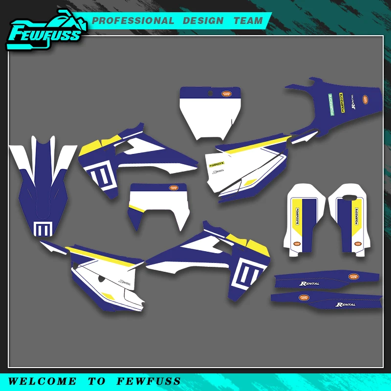 

Fewfuss для HUSQVARNA 125 250 300 350 450 501 TE FE 2020 2021 TC FC FS 2019 2020 графические наклейки наклейки фон