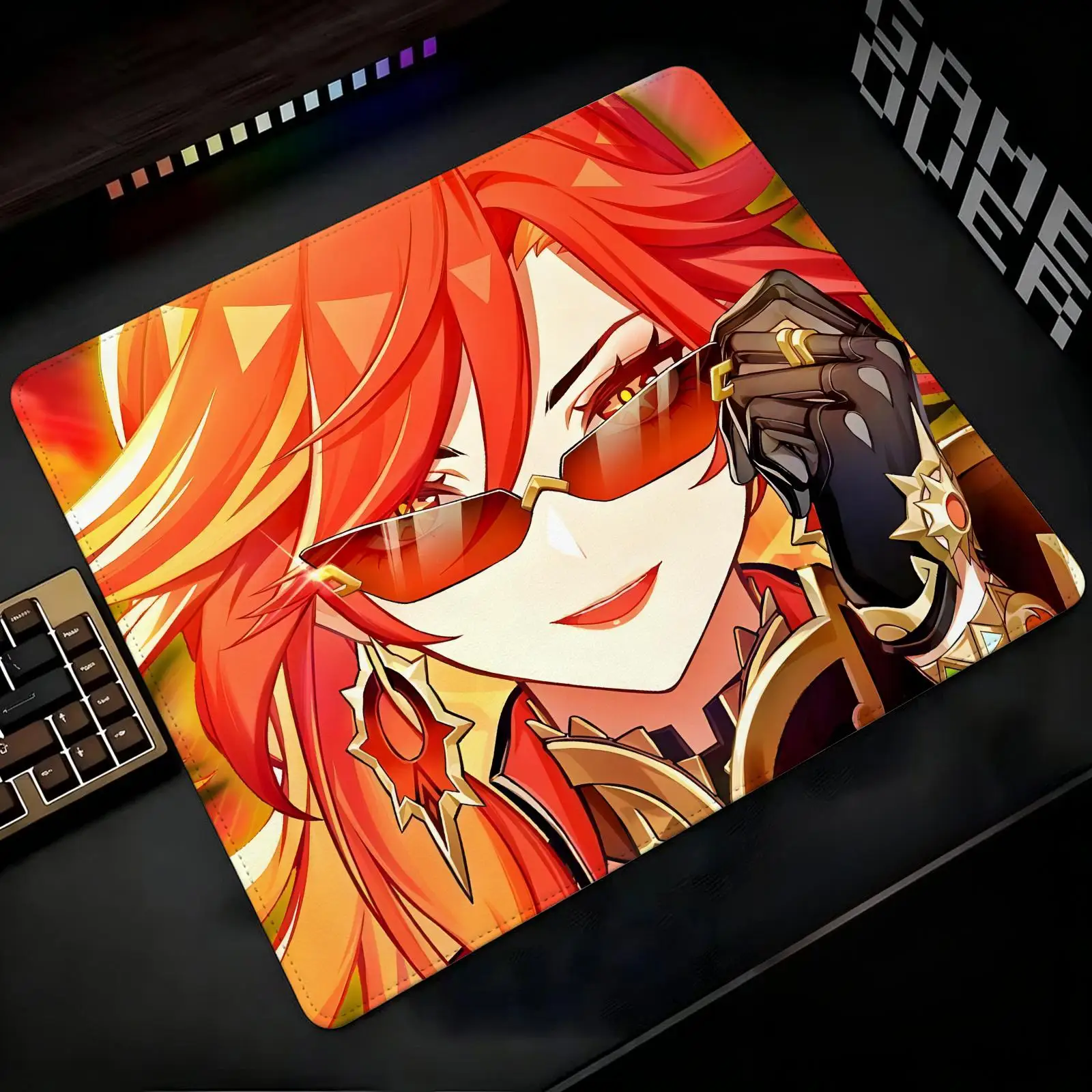 Mouse Pad Regular gaming mouse pad Office mouse pad Laptop desk mat Stitched edge S/M/L size mouse pad  Genshin Impact Mavuika