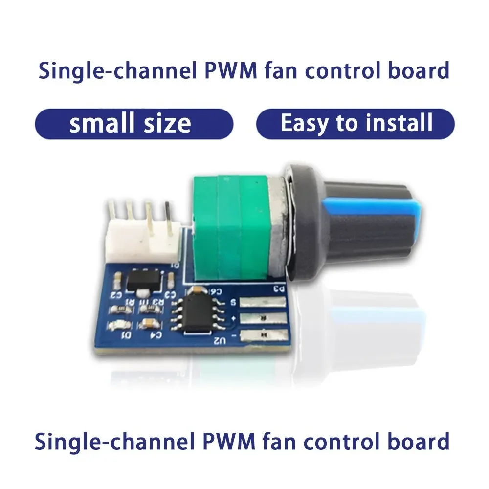 12V PWM Motor Speed Controller Module Single-channel Fan Adjustable Speed Regulator Control Governor Switch