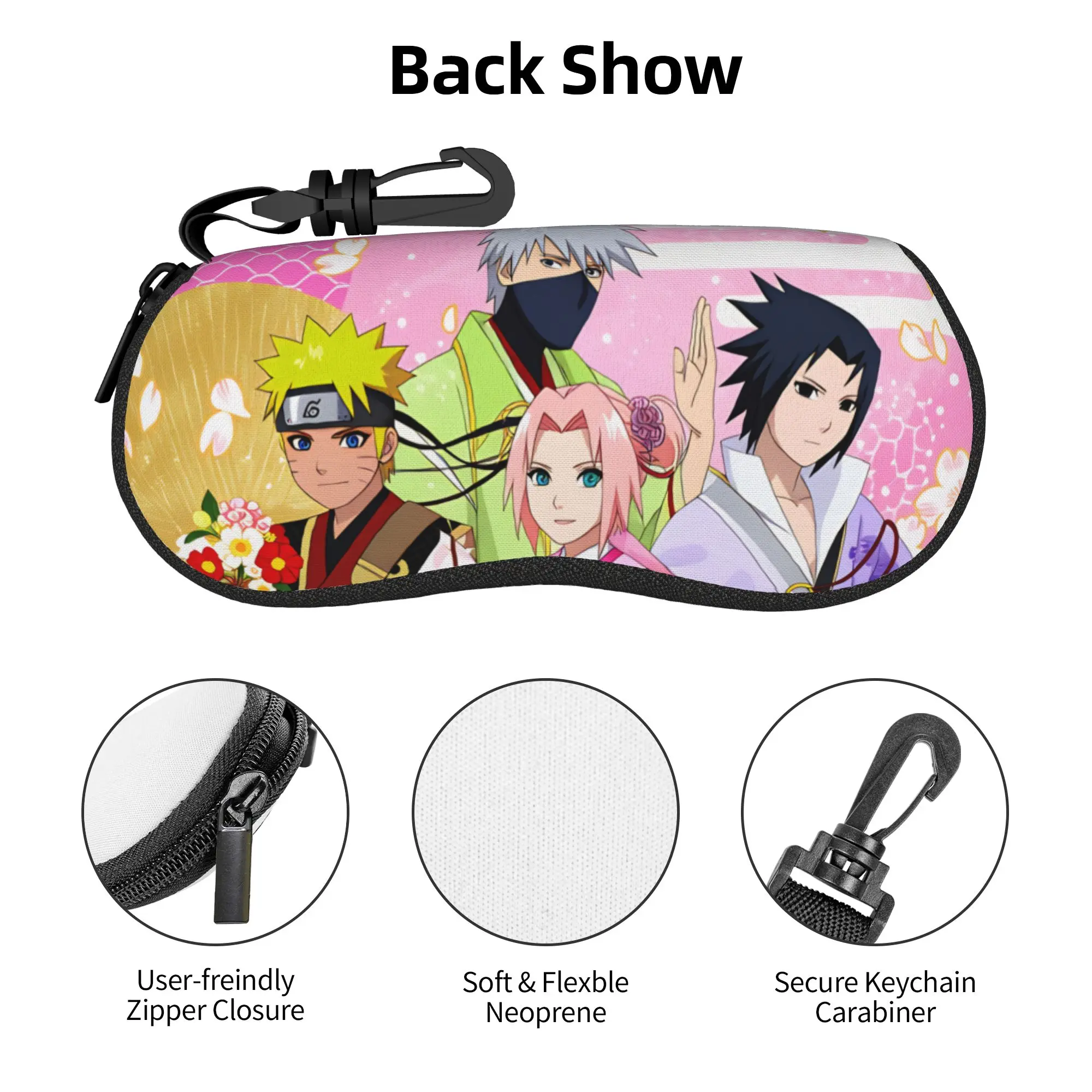 

Naruto Uzumaki Naruto Haruno Sakura Eyeglass Glasses Case Women Men Soft Hatake Kakashi Sunglasses Protective Box