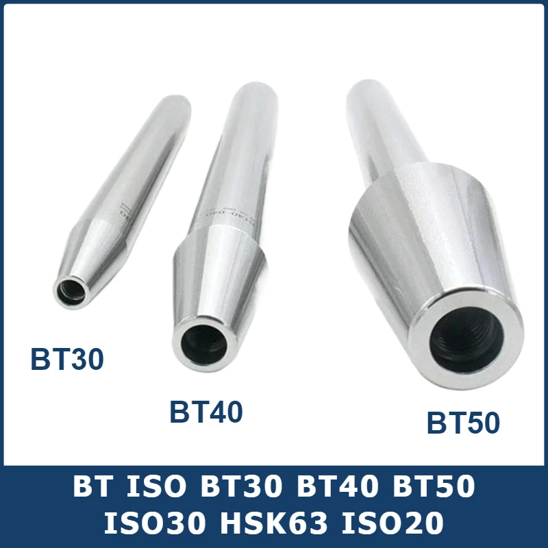 

BT ISO BT30 BT40 BT50 ISO30 HSK63 ISO20 Test Rod Spindle Tool for CNC Machine Lathe Tool Milling Attachment for Mini Lathe