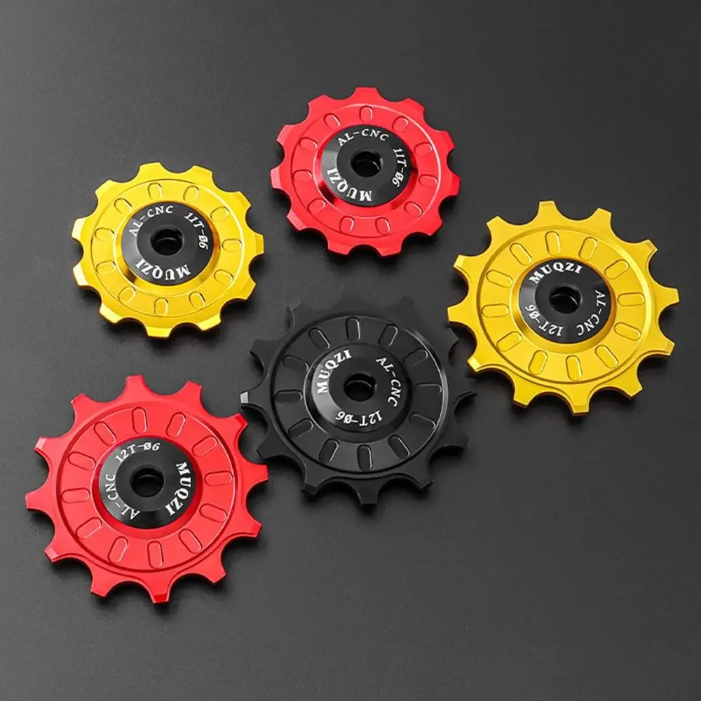 

11T Sealed Bearing Jockey Wheel Ceramics Aluminum Alloy Bike Rear Derailleur Pulley for 7/8/9/10/11 Speed Roller Idler Bearing