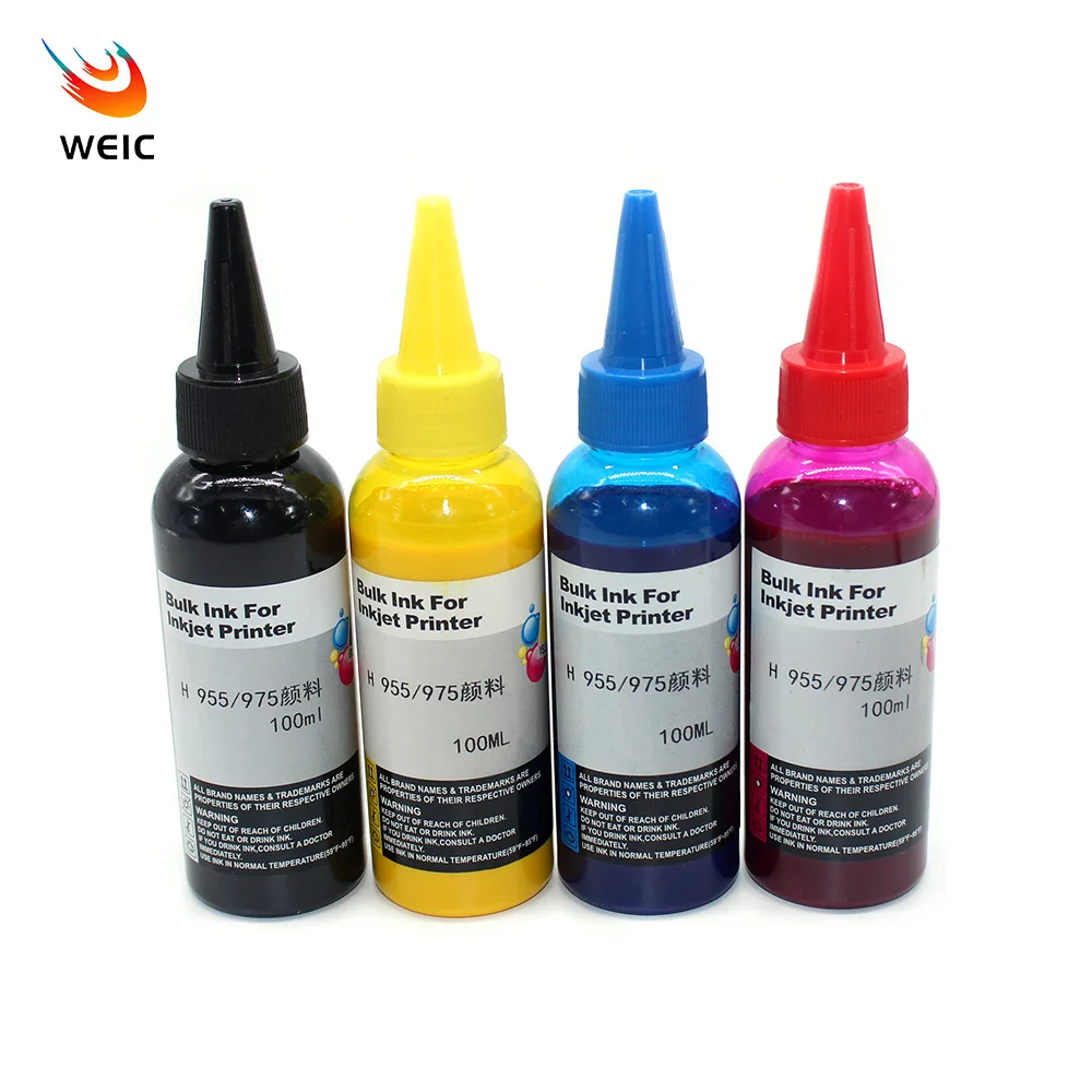 4PC*100ML HP712 Pgiment Ink for HP Designjet T210 T230 T250 T630 T650 plotters
