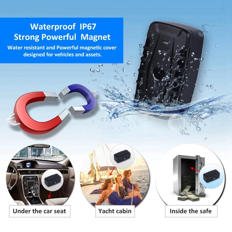 GPS Tracker Car GPS Tracker CY209C 2G GPS Tracker Car Long Standby GPS Locator Waterproof Auto Magnet Voice Monitor APP EU Plug