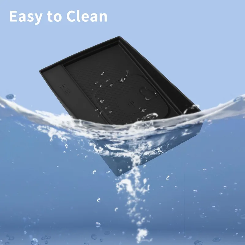 For Kia EV9 2024-2025 Silicone Center Console Wireless Charging Mat Non-Slip Protector Pad Anti-Scratch Car Interior Accessories view 6