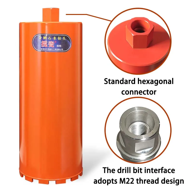 LAANCI Diamond Core Drill Bit for Reinforced Concrete 25-500mm Welded Process for Well Drilling and Center Drill Bit Operations