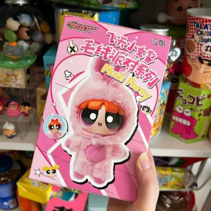 Die Powerpuff Girls Party Blind Box Niedliche Kawaii Aktionsspielzeugfigur Periphere Anhänger Dekoration Mädchen Geburtstagsgeschenk für Freund