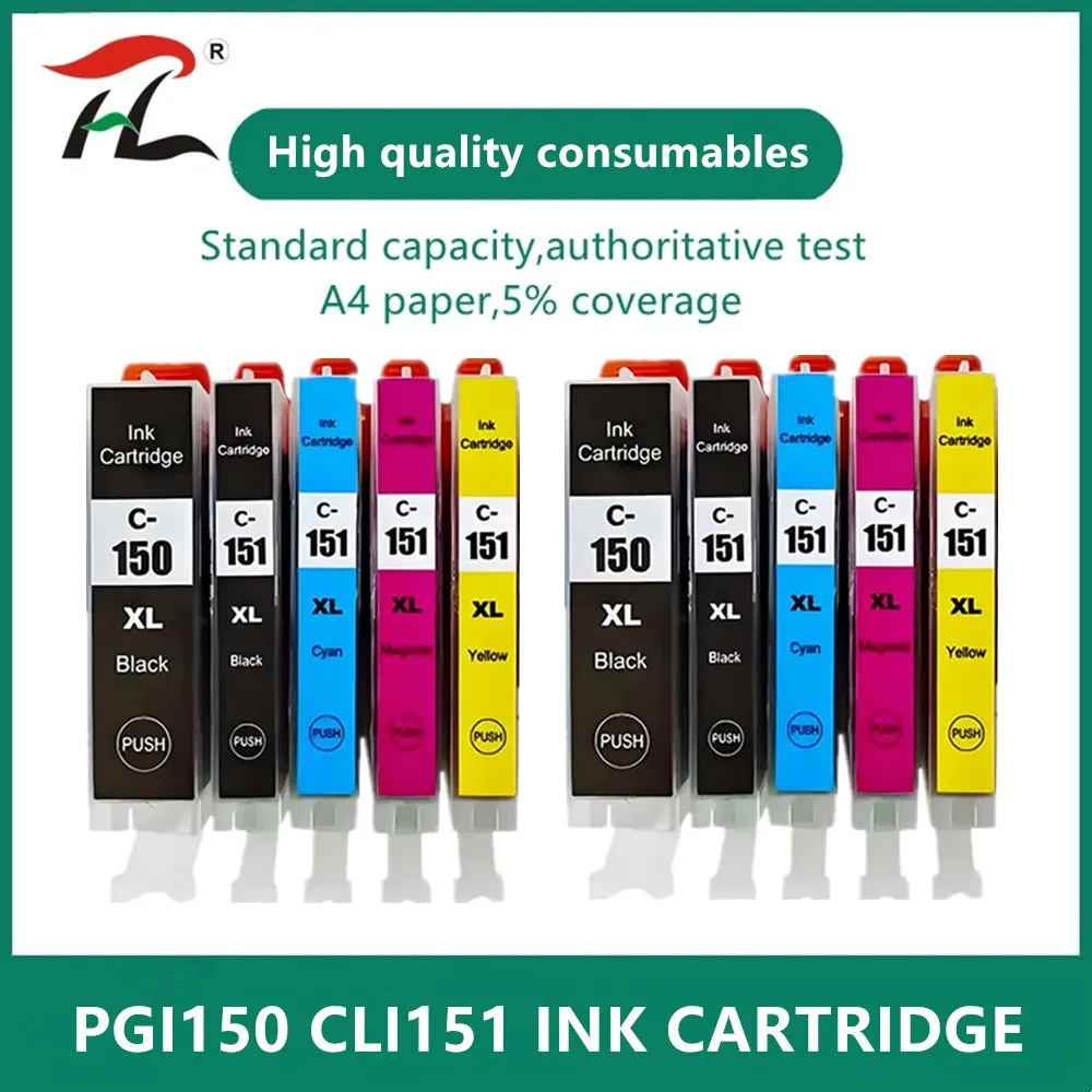 

Чернильный картридж pgi150 cli151, совместимый с принтерами Canon PIXMA MG5410/MG5510/MG5610/MG6310/MG6410/MG6610/MG7110/MG7510/IP7210