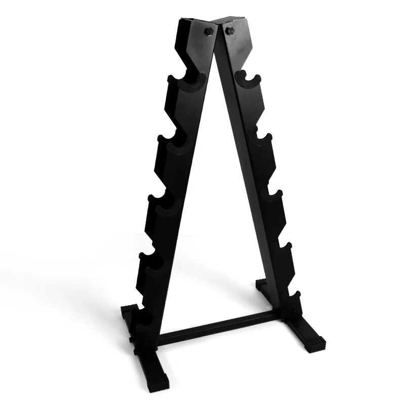 

Home gym dumbbell placement rack A-shaped triangle