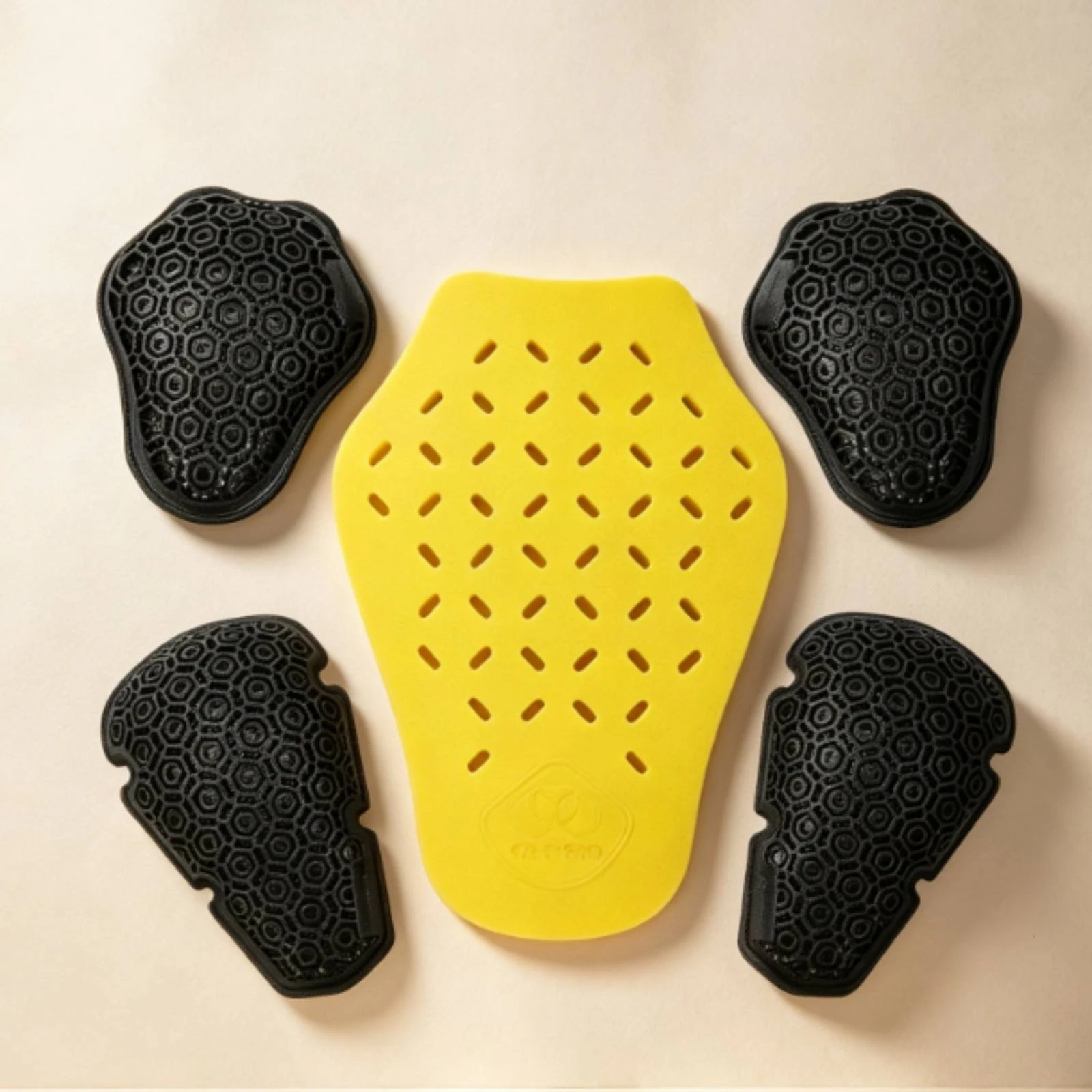 Motorcycle Armor Inserts Breathable Shock Absorbing Slim Protective Pads Set for Motorcycle Riders Jacket view 3
