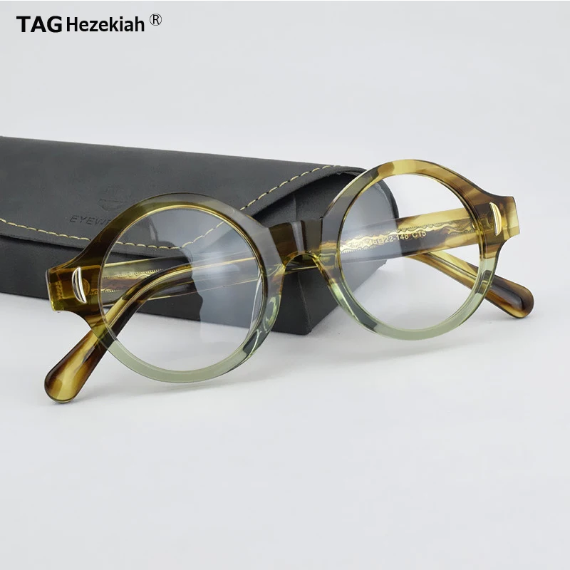 TAG Hezekiah Retro glasses frame men women T520S vintage Eyeglasses designer brand optical Myopia reading prescription Eyewear