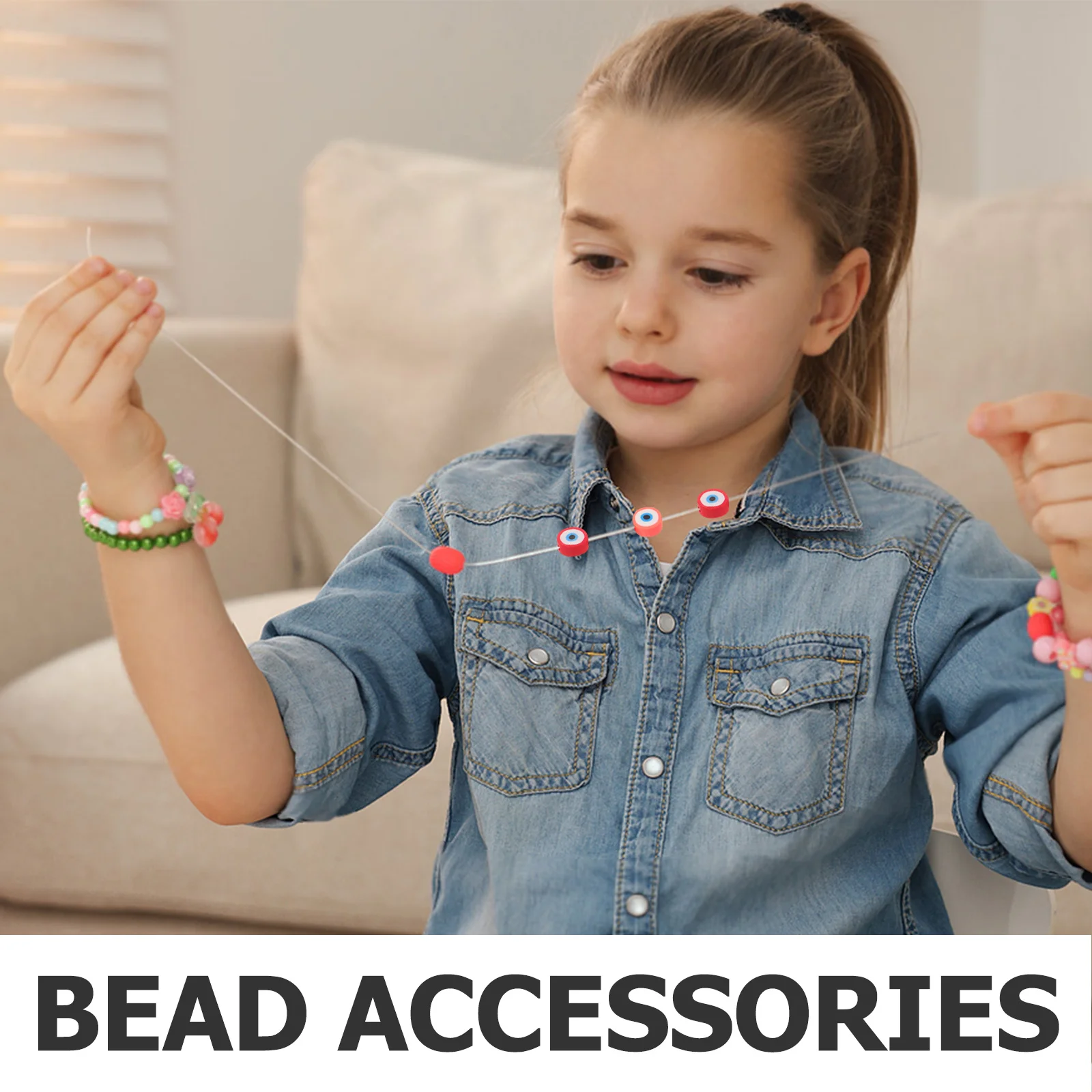 1 سلسلة عين الشر بوليمر حبيبات صلصال ظهر مسطح ل سوار ذاتي الصنع قلادة القرط الحرفية مستلزمات صناعة المجوهرات خزر عازل #6