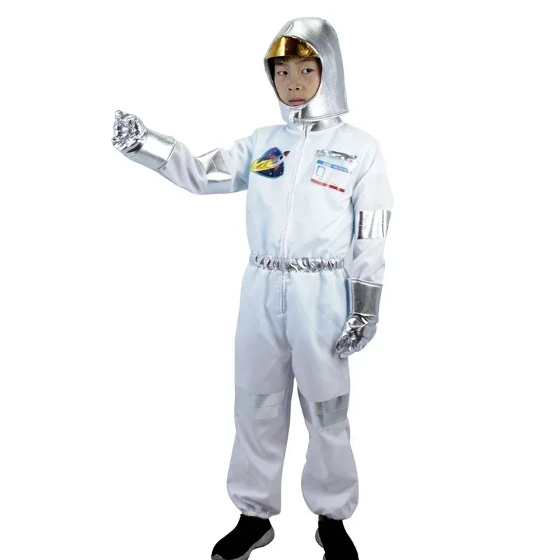Kids Space Helmet Astronaut Costume Spaceman Cosplay Accessory Carnival Party Halloween