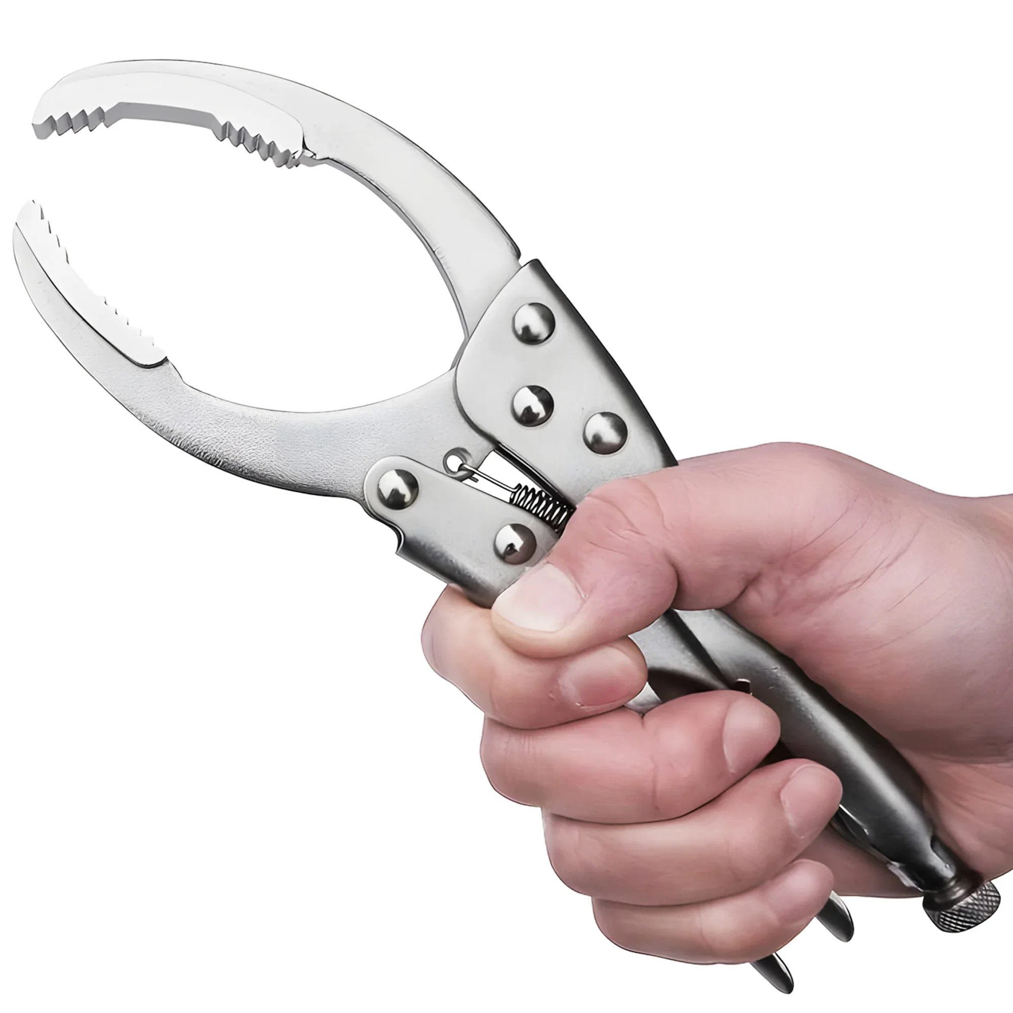 1PC Industrie Festigkeit Locking Grip Öl Filter Wrench Tool Sichere Schraubstock Halten Vielseitige Greif Zange – Detail 1