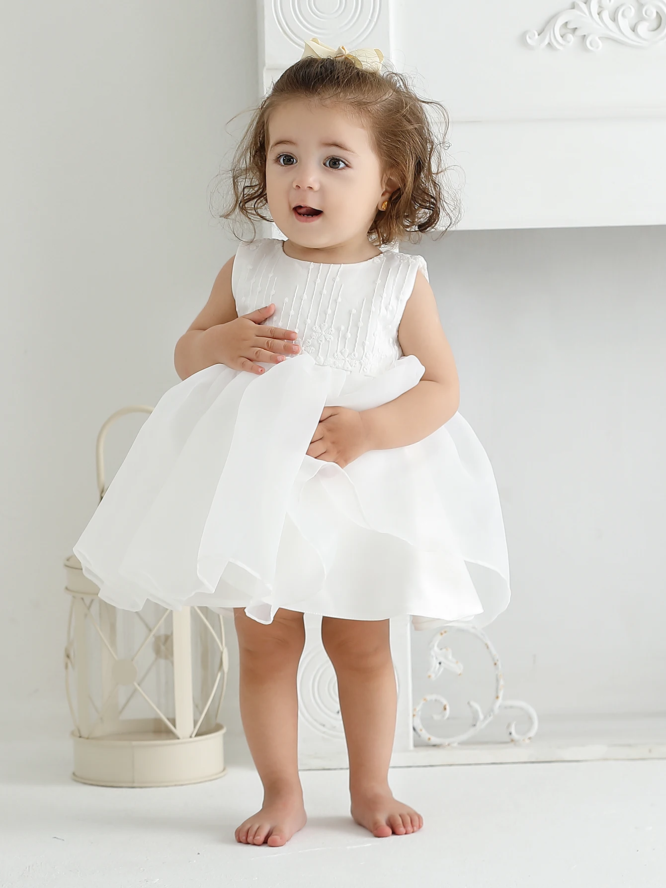 Baby Girls Dress Infant Princess Christening Baptism Party Birthday Formal Dress