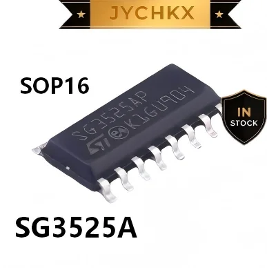 10-100PCS SG3525AP SOIC‑16 SOP‑16 Voltage Mode PWM Controller IC Dual Totem‑Pole Output 400kHz Adjustable Dead‑Time
