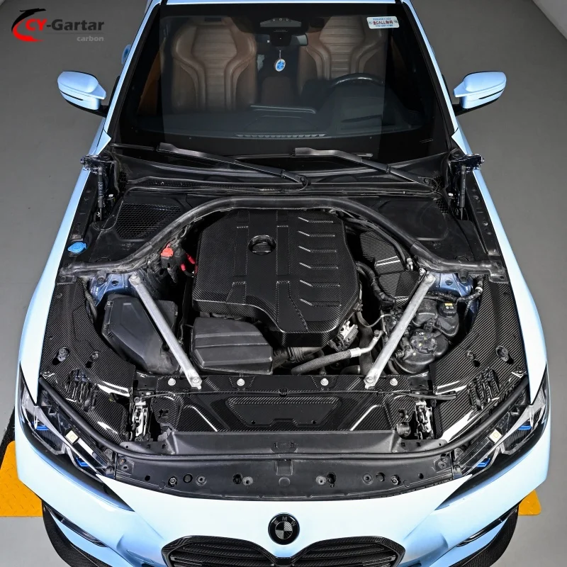 Для BMW G20 G21 G22 G23 G26 M340i M440i B58 B48 2020-2024: крышка разъема аккумулятора ЭБУ из сухого карбона, автомобильные аксессуары