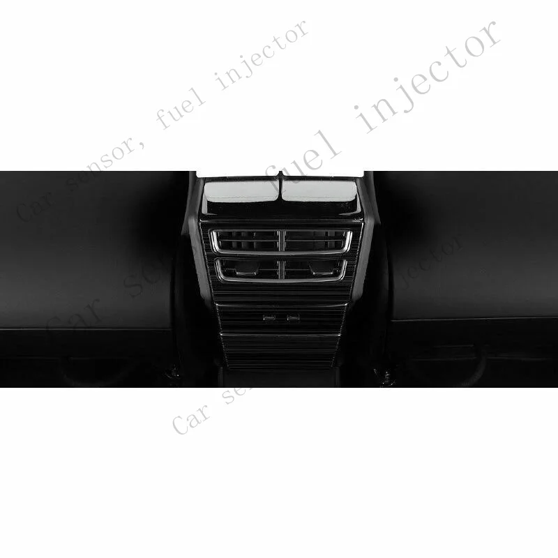 Q+ For Tesla Model X S 12-21 Black Steels Rear Air Outlet Vent Panel Cover Trim