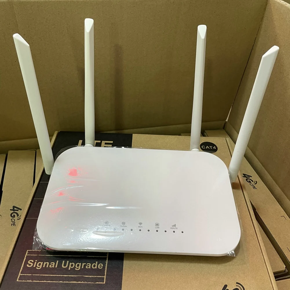 FFYY-LC117 4G CPE 4G Wifi Router Accessories SIM Card Hotspot CAT4 32 Users RJ45 WAN LAN Wireless Modem LTE Router EU Plug (LC11