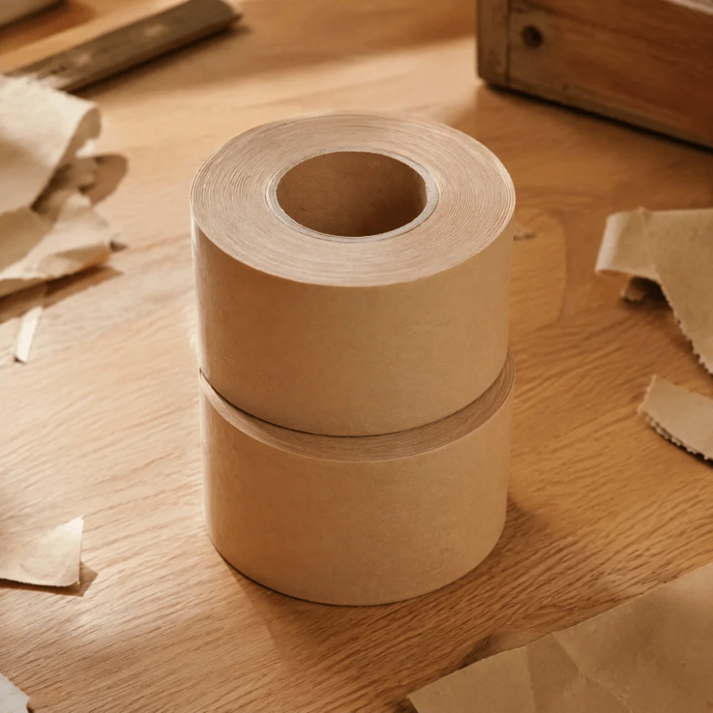 2pcs Strong Adhesion Kraft Paper Tape Writeable Surface 2.75