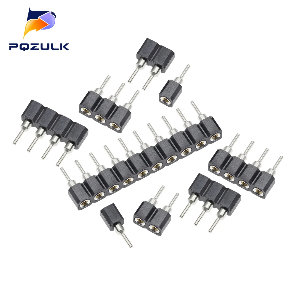 10PCS 2.54mm Pin Header Female Single Row 40 Pin 2.54mm Round Pin Connector 1x2p 3p 4p 5p 6p 7p 8p 9p 10p 12p 20p 40P