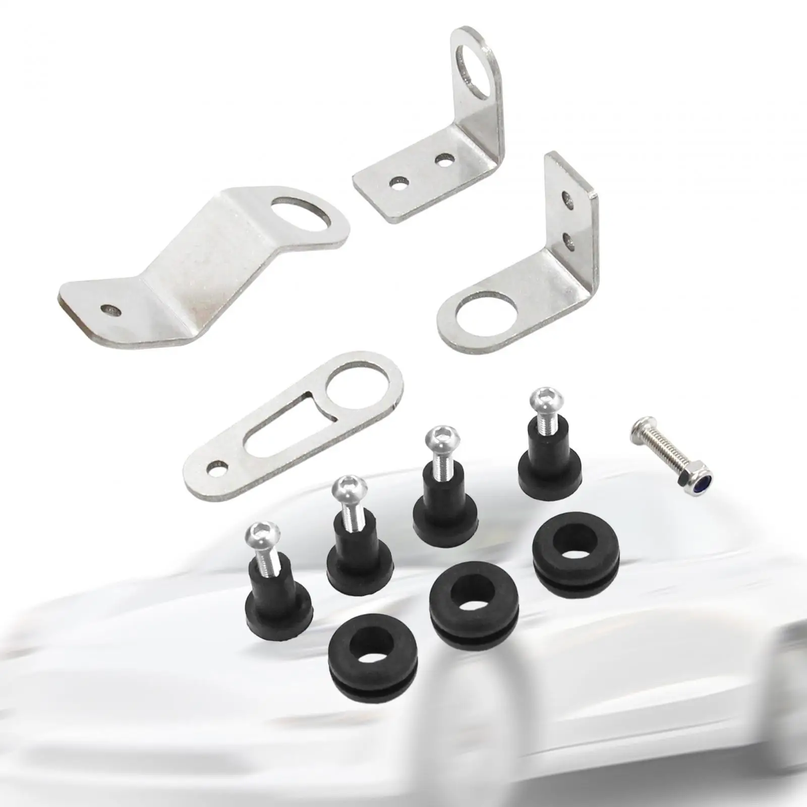 Bolt-on Radiator Bracket Kits for K-swap 1992-2000 High Performance Lightweight Stainless Steel for Automobiles Fittings