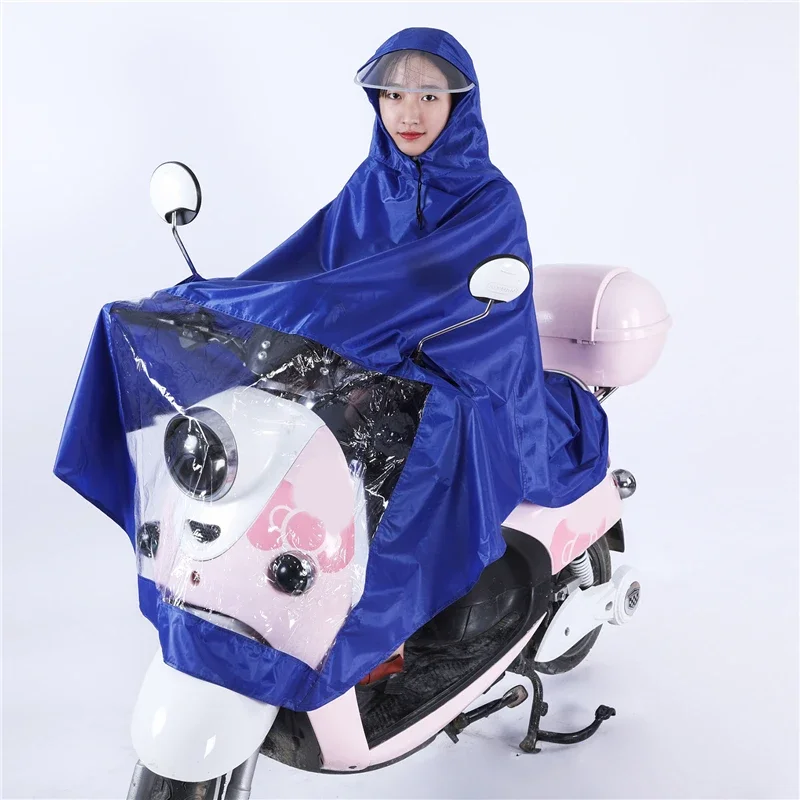 Universal Waterproof Hooded Raincoat Rain Cape Coat Poncho for Mobility Scooters Motorcycle Motorbikes Bicycle Bike