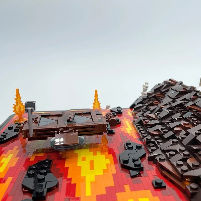 マスター見習い決闘シーンスタームービーモデル Moc ビルディングレンガギフトクリスマスおもちゃ DIY セットアセンブリテクノロジーモジュラーブロック