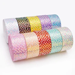 DIY 75mm Diamond-shaped Glitter Grosgrain Ribbon For Craft Supplies Sewing Accessories 5 Yards. A004-75