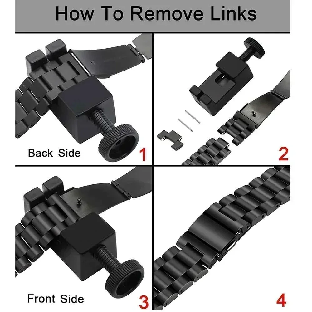 Stainless Steel Band for Amazfit T-REX3 Luxury Metal No Gaps Strap for Amazfit T-REX3 Bracelet Watchband