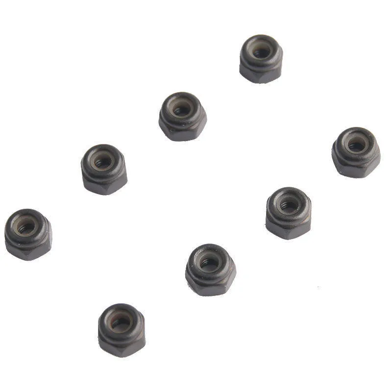 18038 HSP 94180 Spare Parts Nylon Nuts M2.5 8P 18038 For 1/10 Scale Hobby Rock Crawler Climber Pangolin Truck 94180