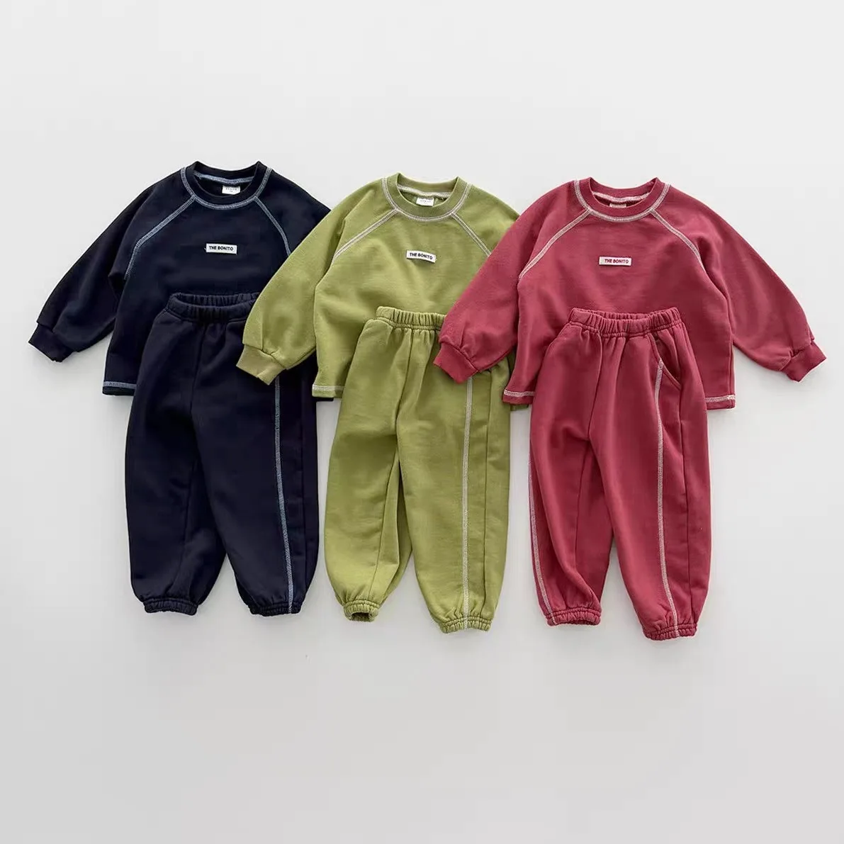 2026 Autumn New Children Casual Sportwear Sweatshirt + Pants 2pcs Suit Boy Girl Baby Long Sleeve Clothes Set Toddler Outfits