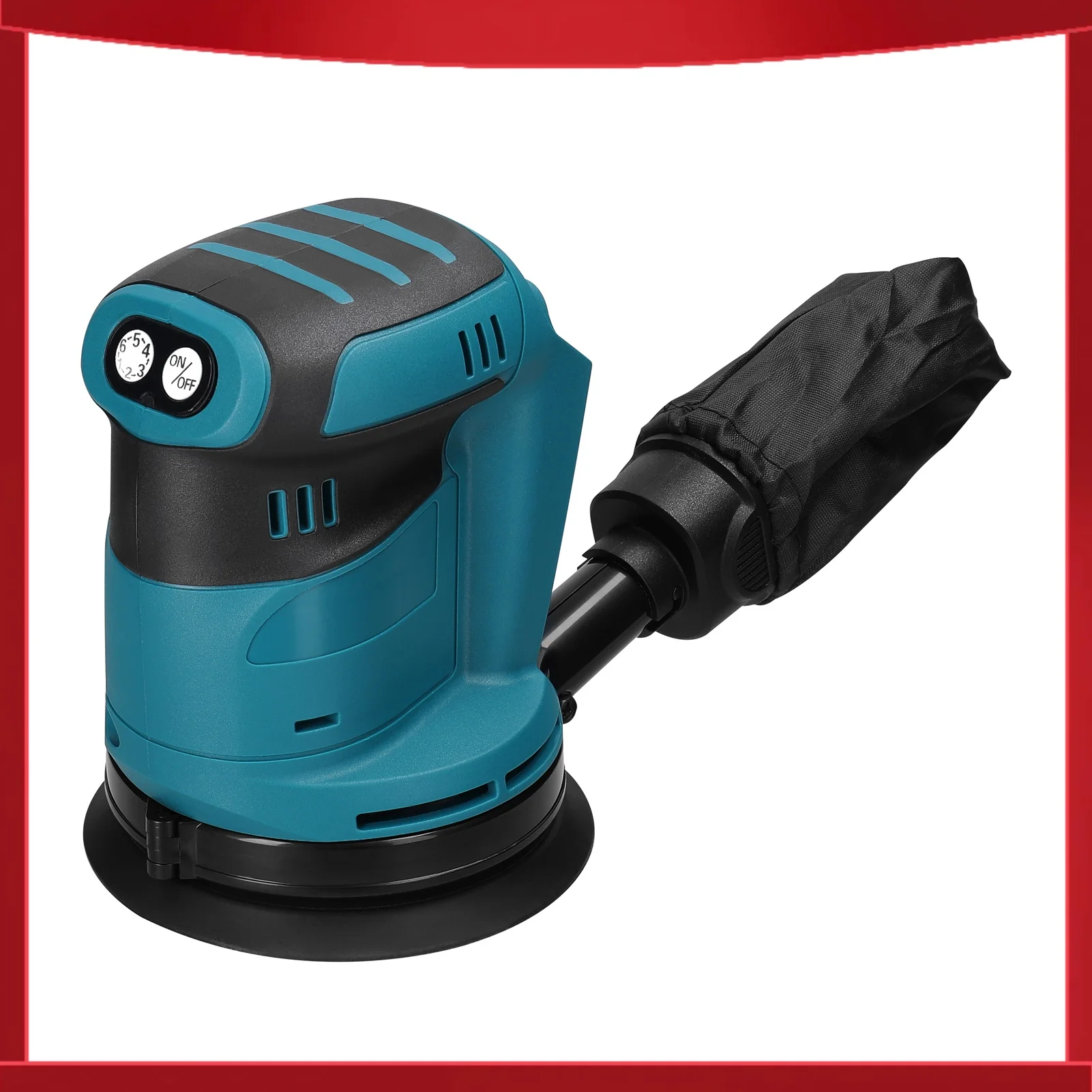 

125mm Brushless Motor Cordless Orbital Sander Wood Grind Tool Electric Car Polisher Multifunctional Wood Metal Waxing Polishing